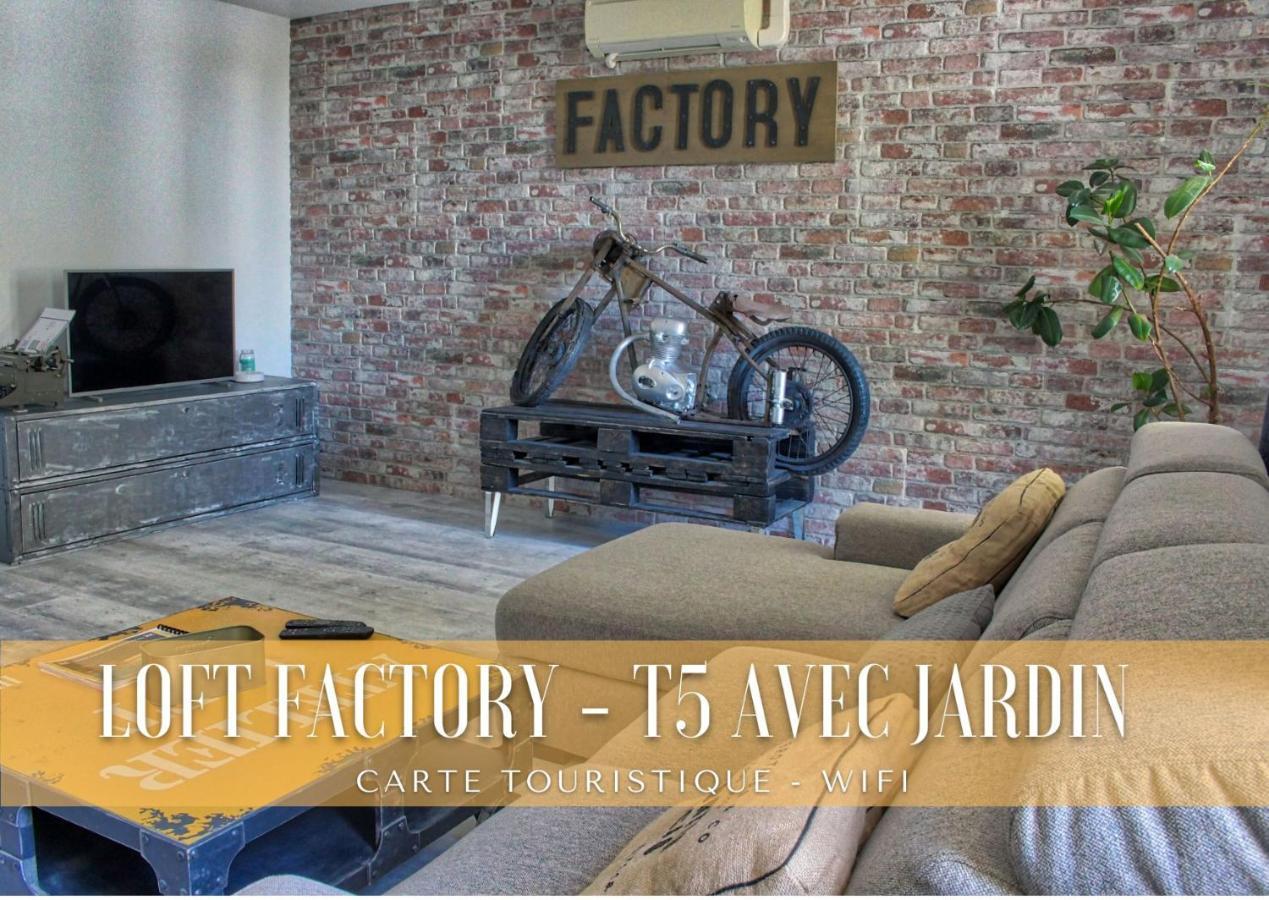 The Loft Factory 4 Chambres Vue Garonne + Jardin Lormont Zewnętrze zdjęcie